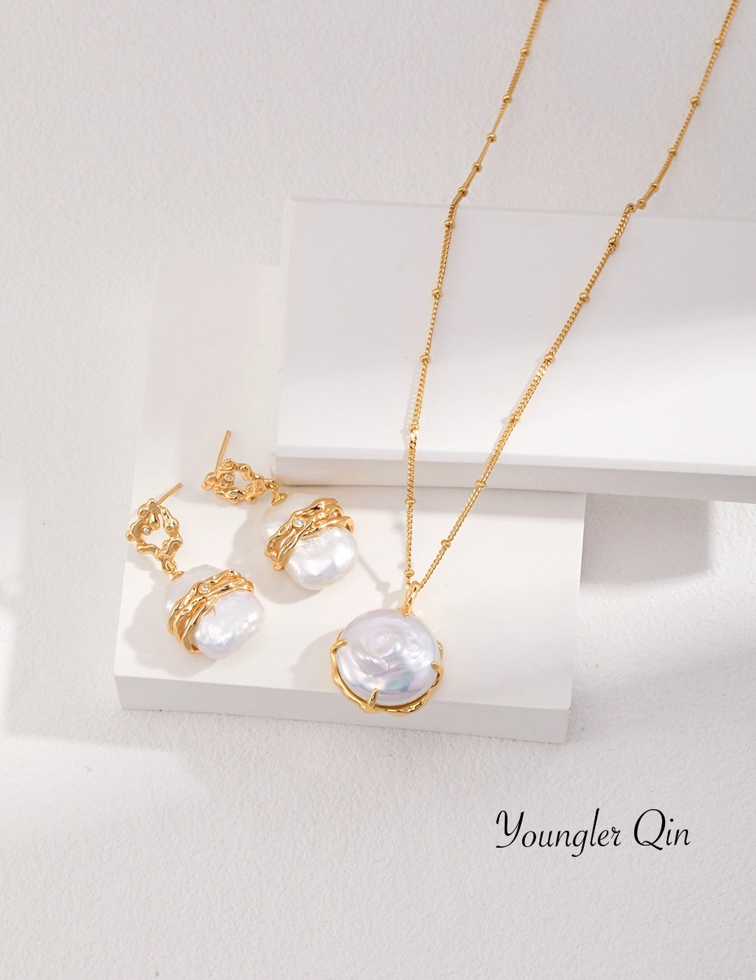 Baroque Pearl Drop Earrings