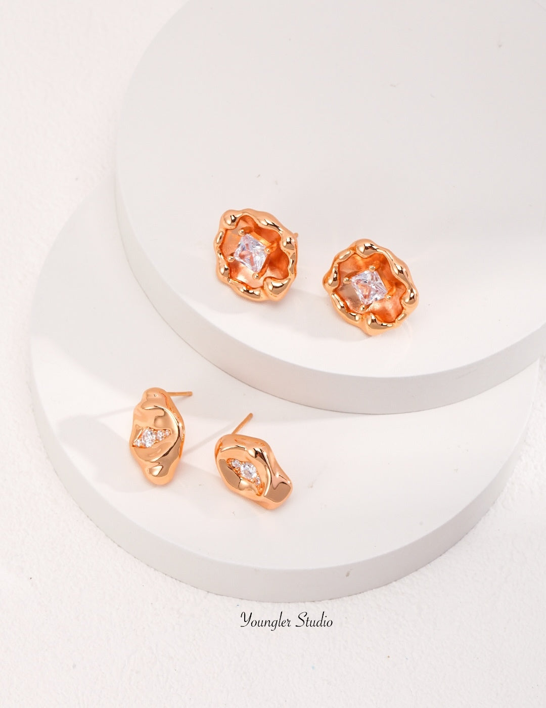 Molten Stud Earrings