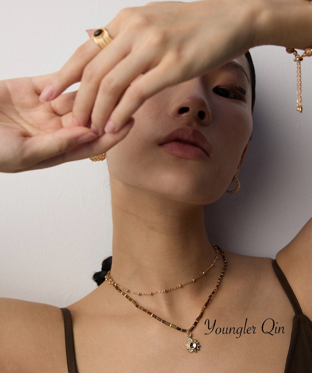 Sunflower Pendant Necklace