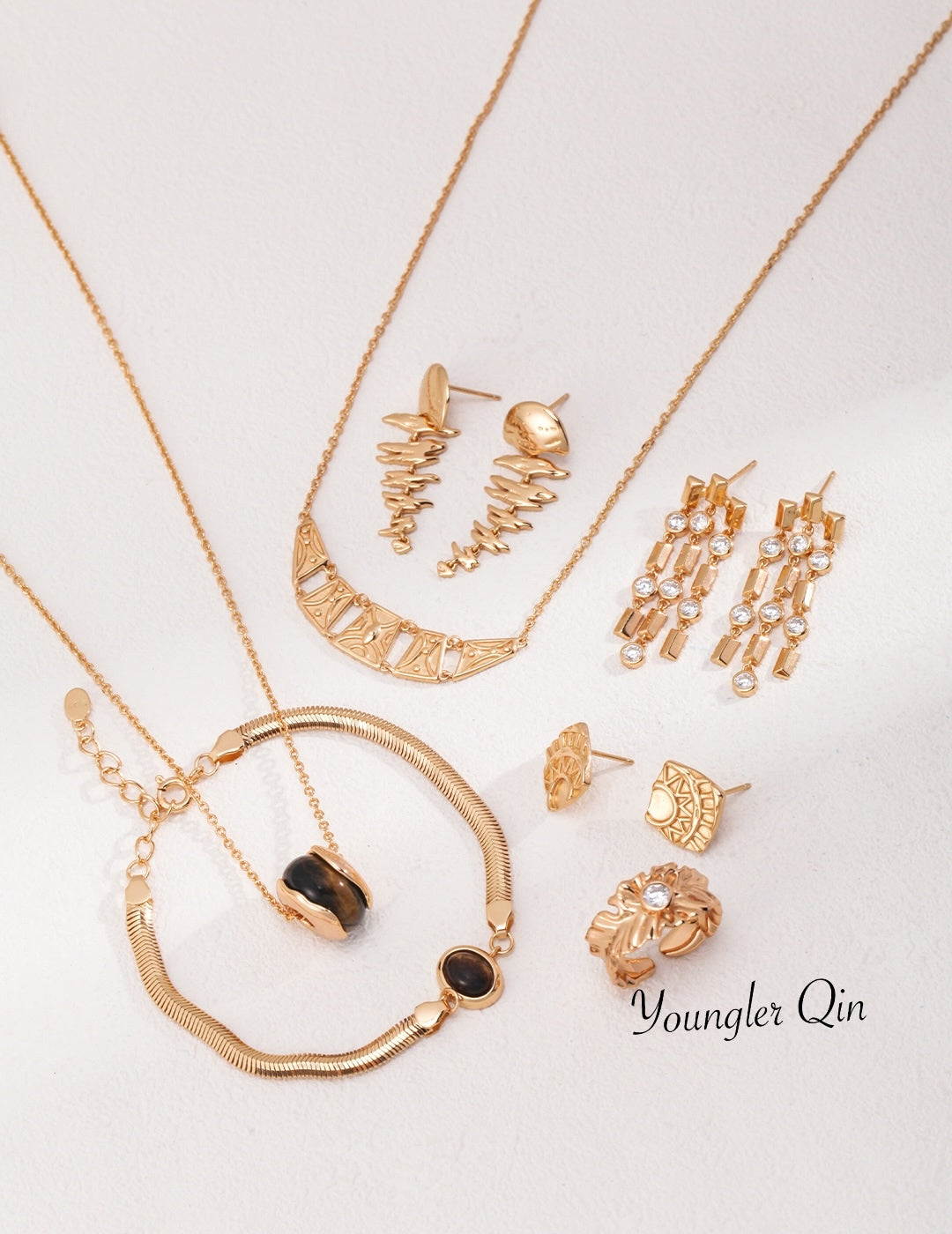 Black Agate Bead Pendant