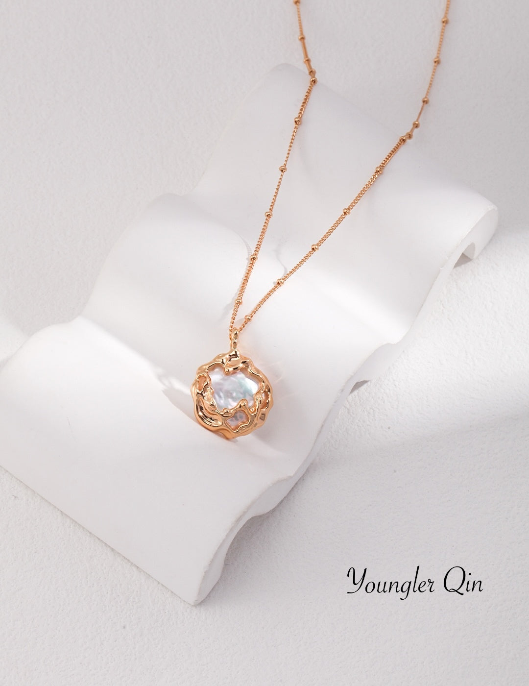 Irregular Shell Pendant