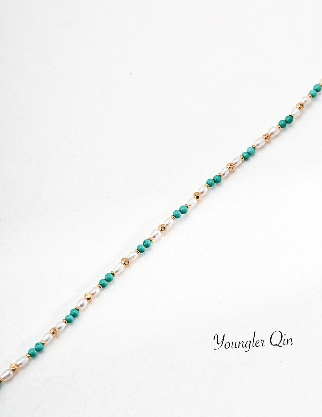 Pearl Turquoise Accent Necklace