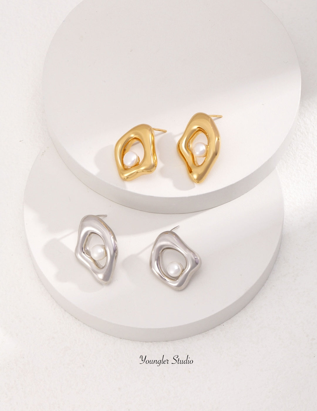 Fluid Harmony Baroque Earrings