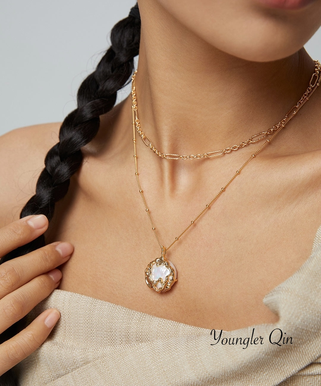 Irregular Shell Pendant