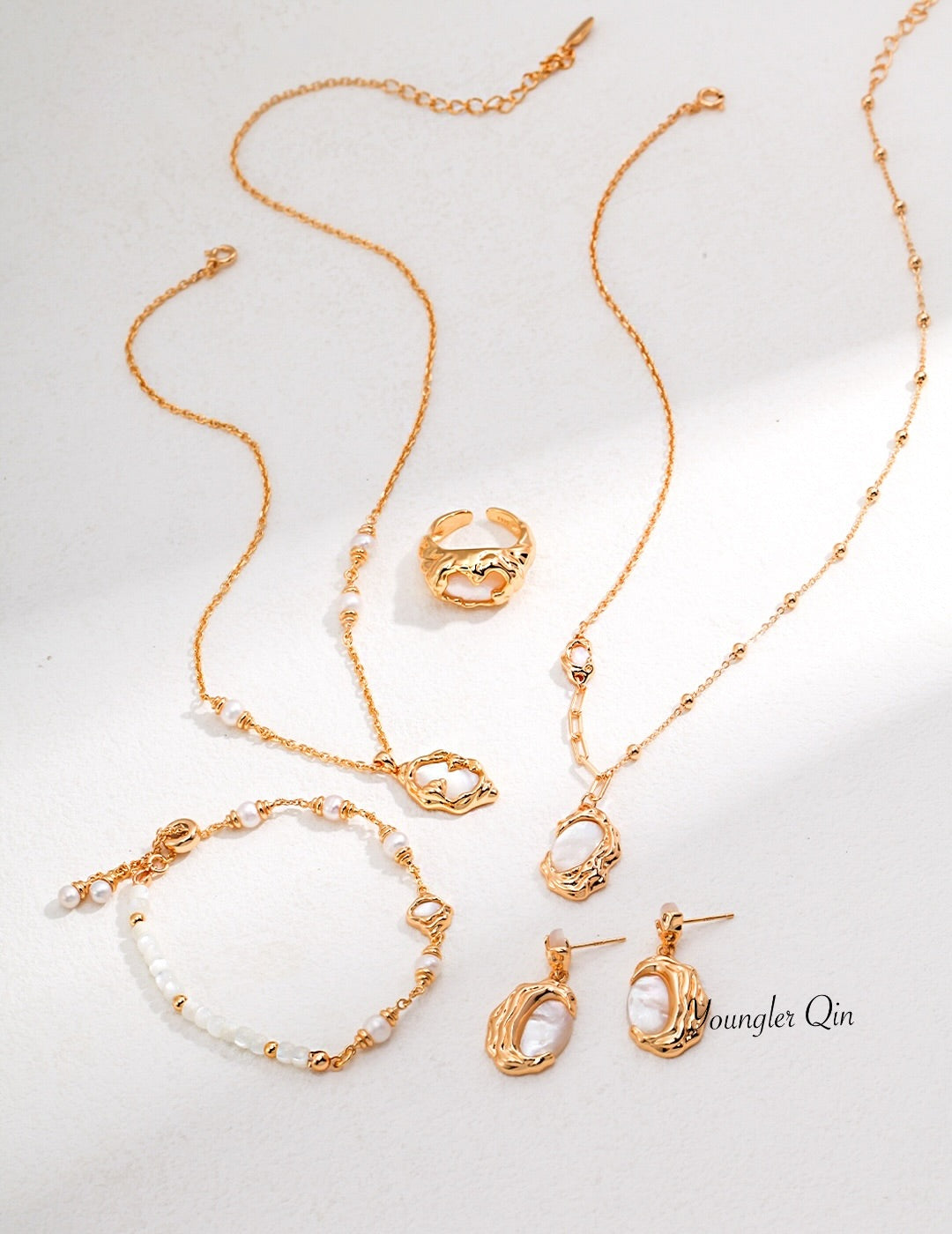 Baroque Pearl Dangle Earrings