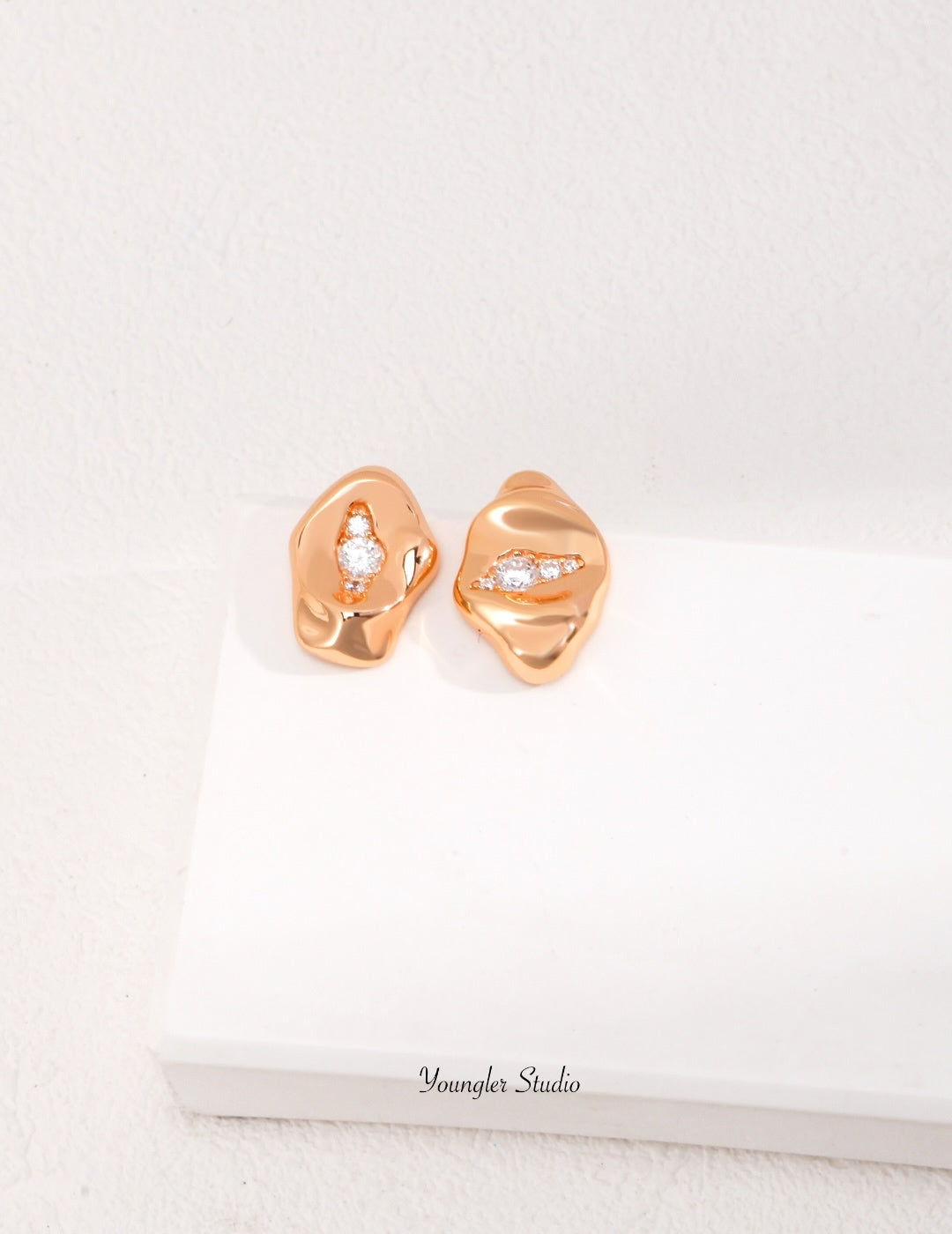 Molten Stud Earrings