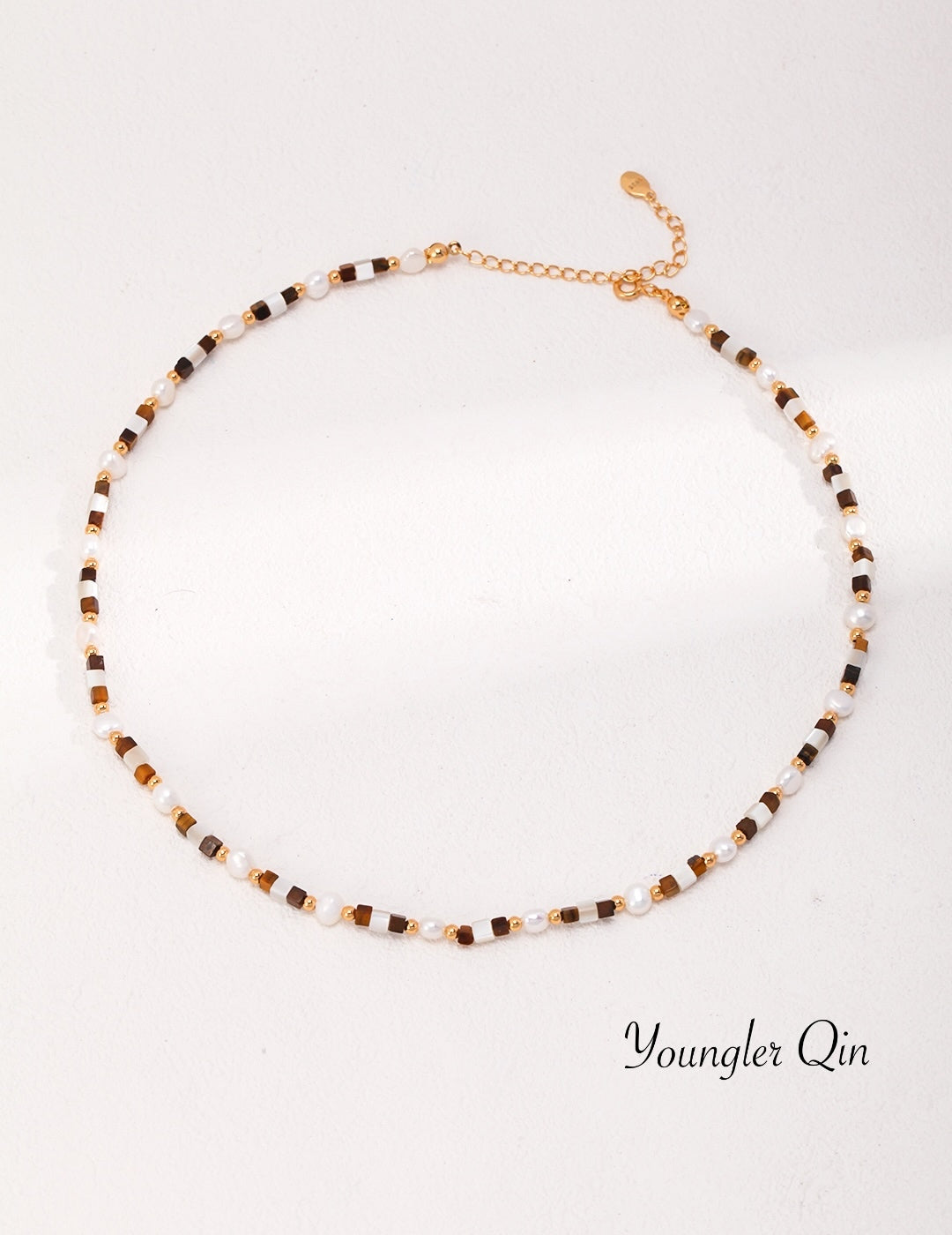 Pearl Tiger Eye Bead Set