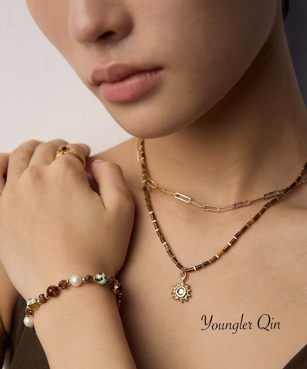 Sunflower Pendant Necklace