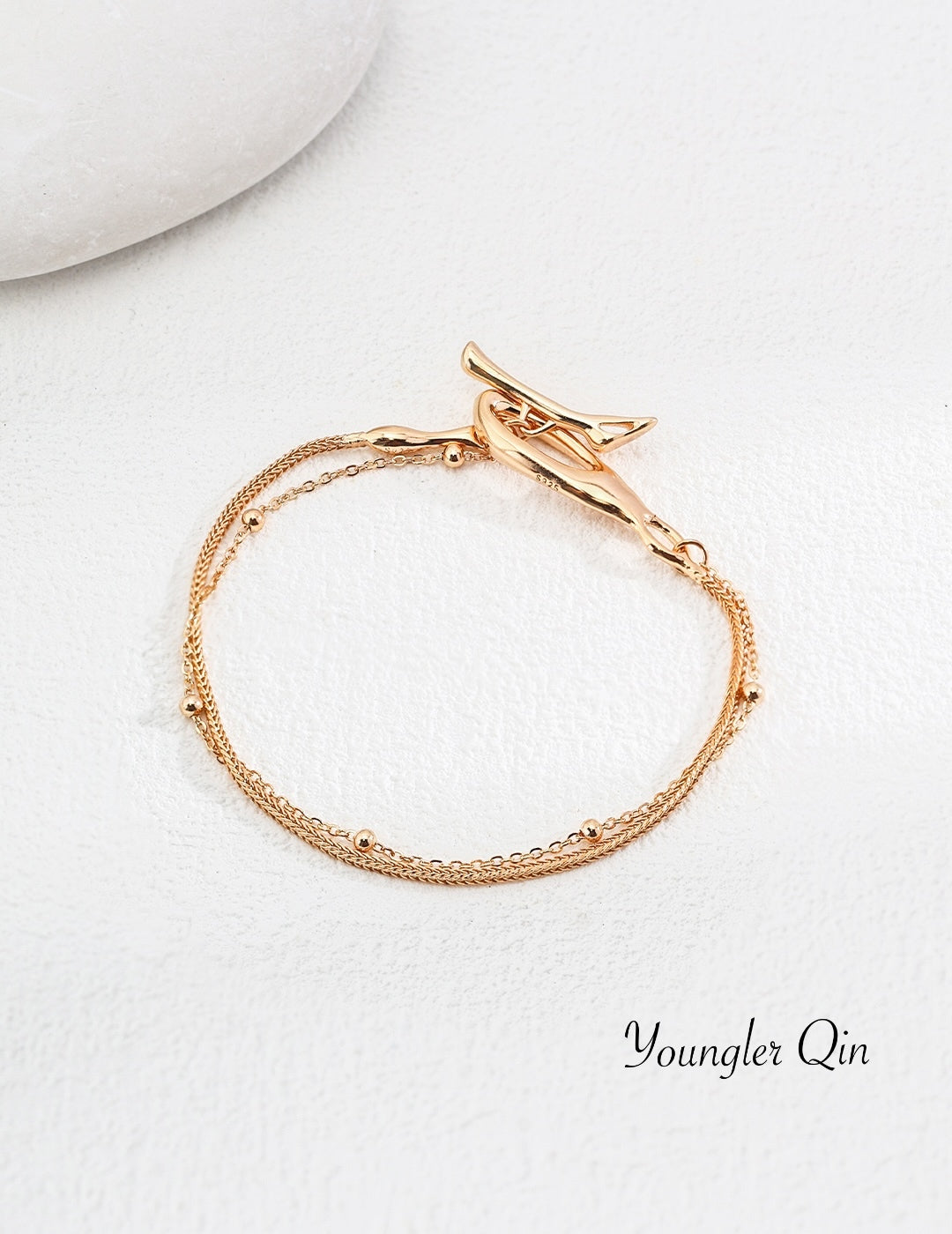 Dual-Tone Multi-Strand Bracelet