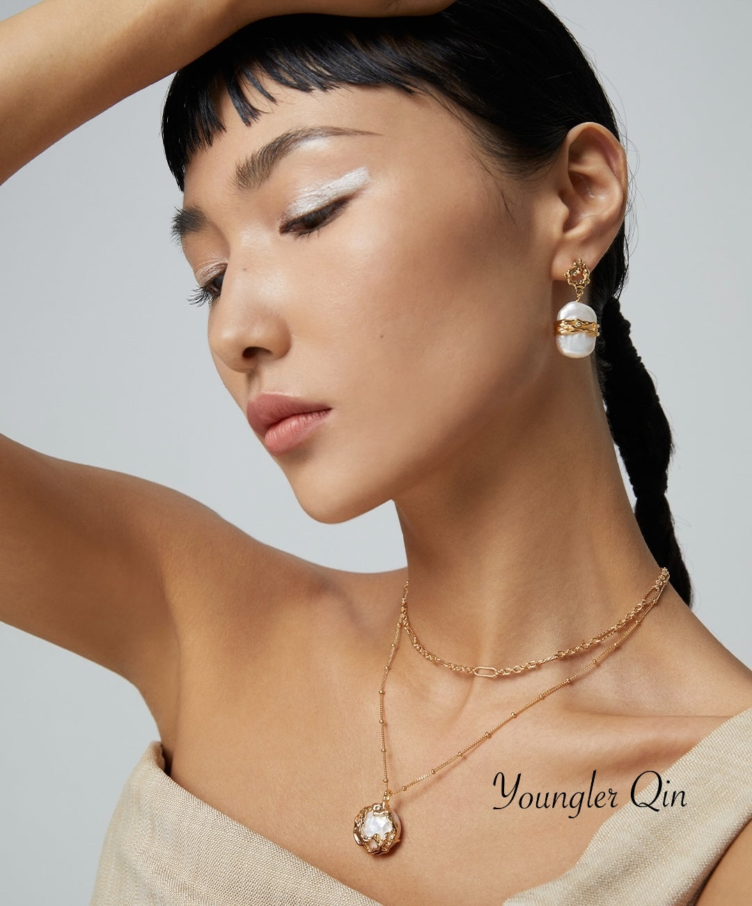 Baroque Pearl Drop Earrings