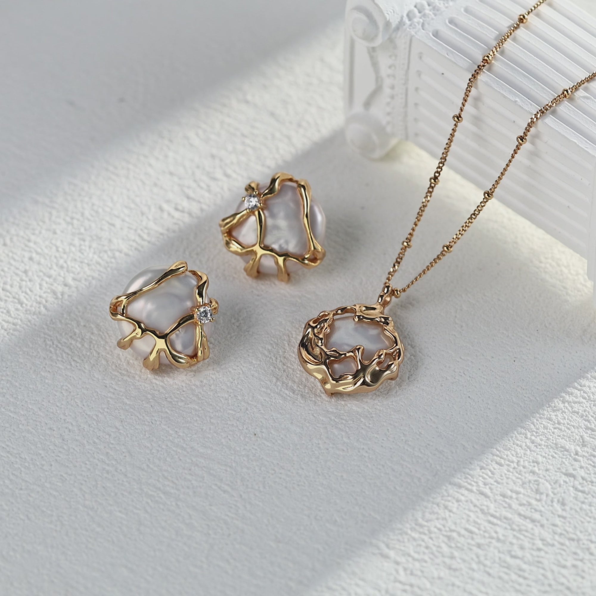 Irregular Shell Pendant