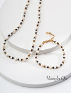 Pearl Tiger Eye Bead Set