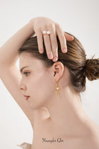 Irregular Sculptural Drop Earrings