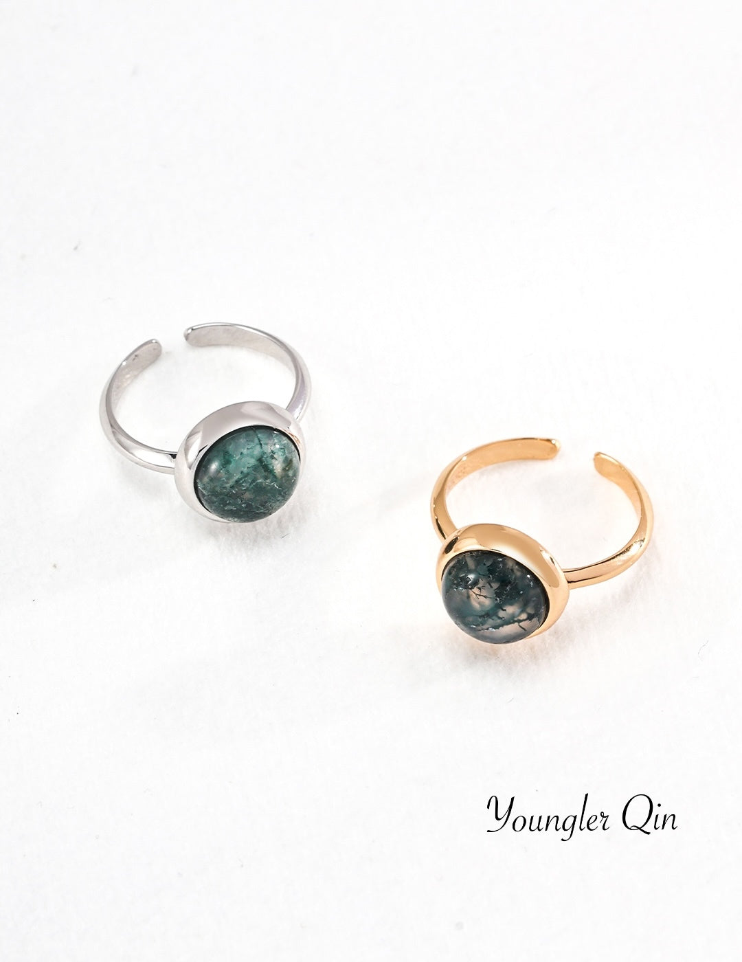 Moss Agate Ring