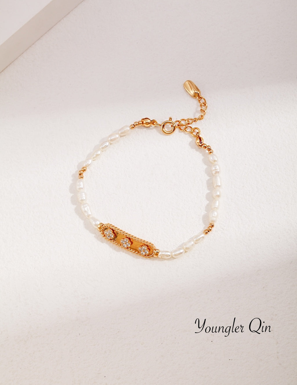 Pearl Charm Bracelet