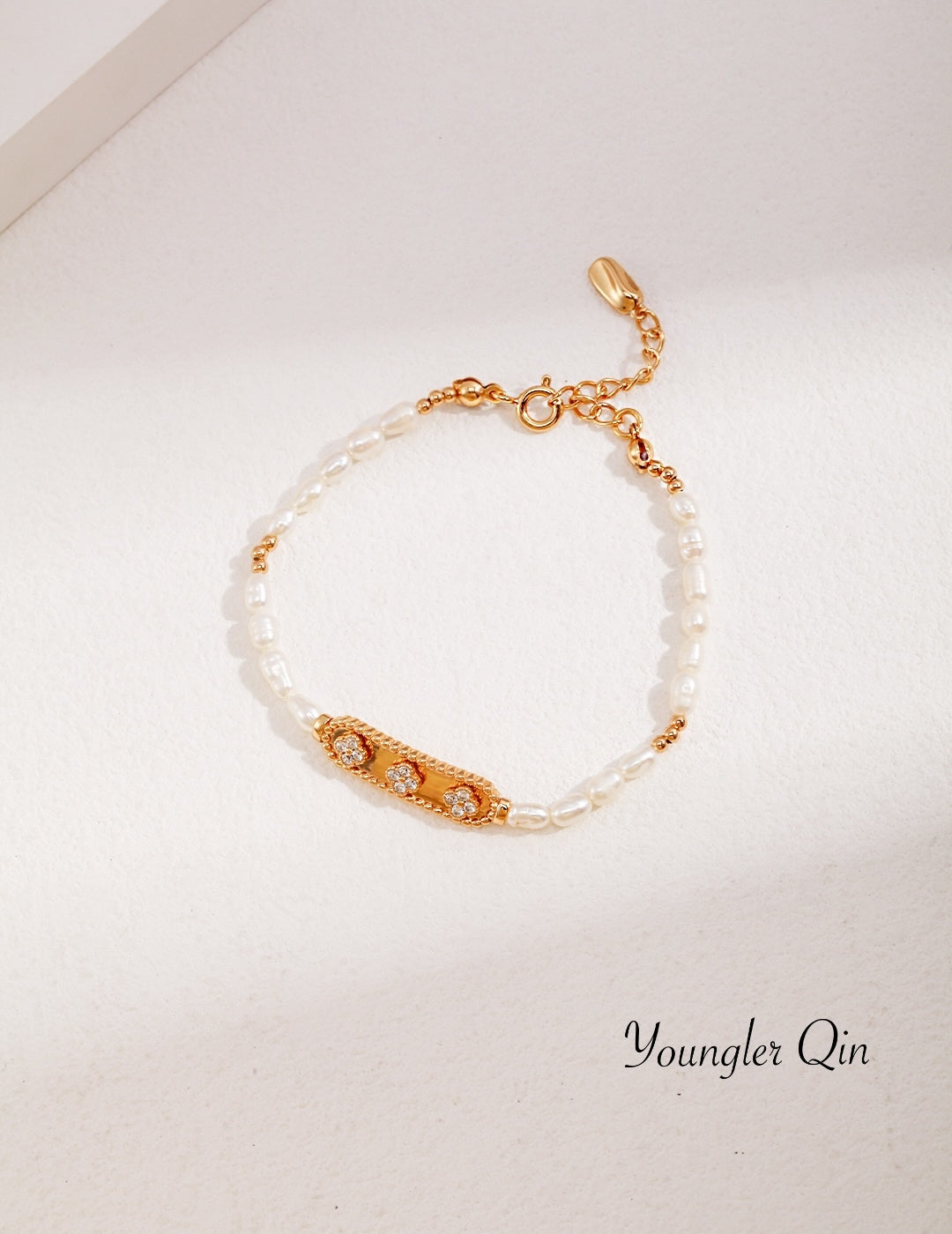 Pearl Charm Bracelet