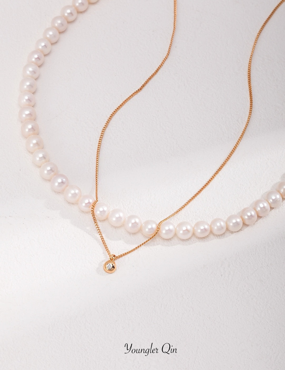 Minimalist CZ Pendant Necklace