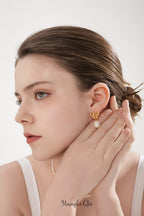 Baroque Snake Pearl Earrings