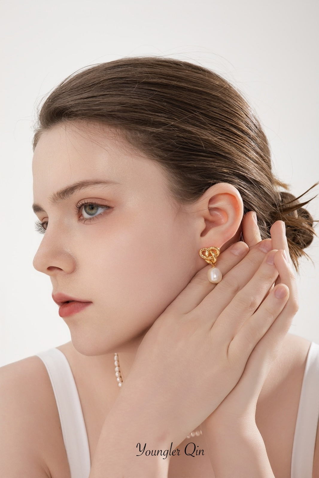 Baroque Snake Pearl Earrings