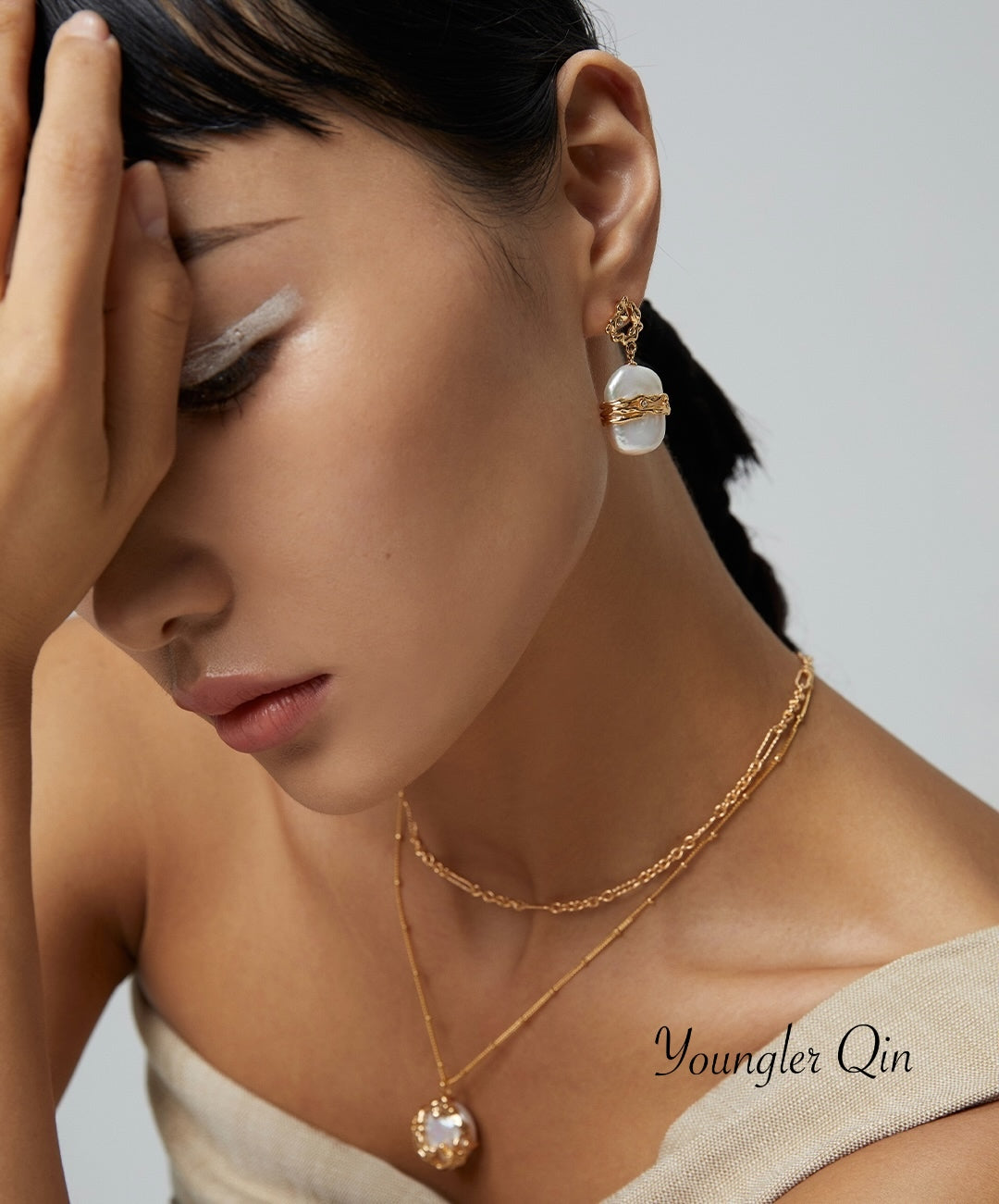 Baroque Pearl Drop Earrings