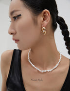 Fluid Harmony Baroque Earrings