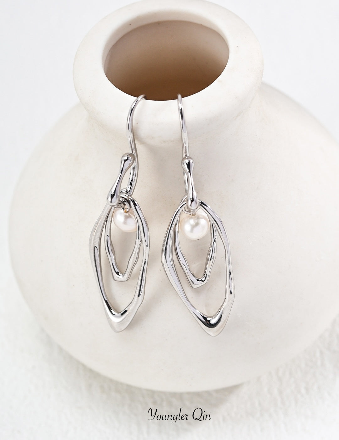 Irregular Sculptural Drop Earrings
