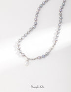 Iridescent Glow Pearl Necklace