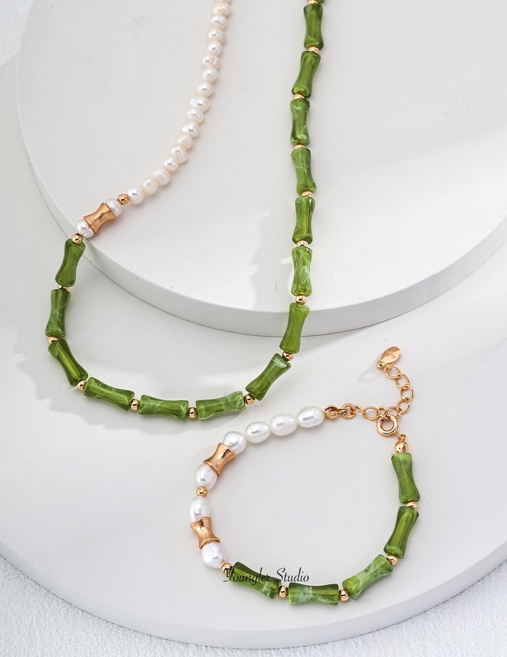 Floral Pearl Strand