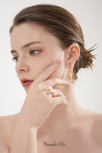 Irregular Sculptural Drop Earrings