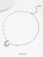 Willow Loop Pearl Necklace