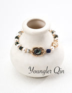 Pearl Abalone Bead Bracelet