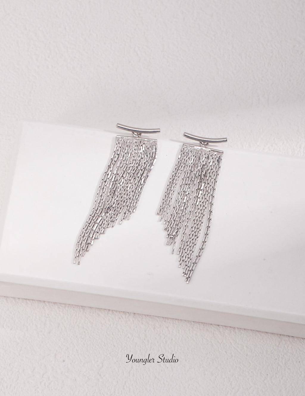 Fringe Drape Earrings – Vintage Gold