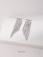 Fringe Drape Earrings – Vintage Gold