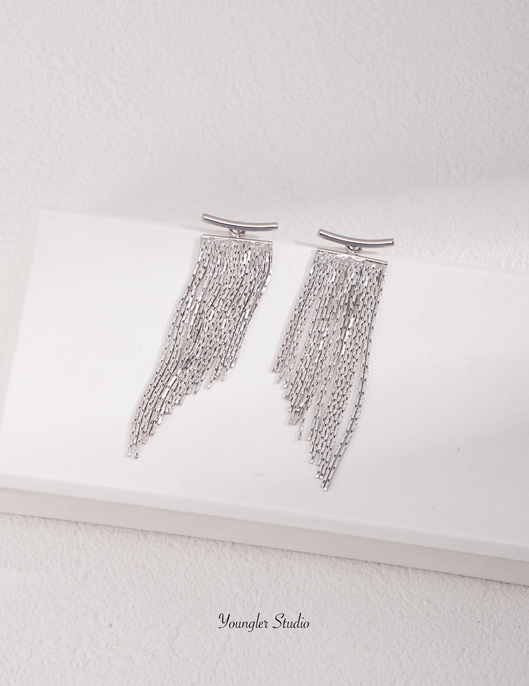 Fringe Drape Earrings – Vintage Gold
