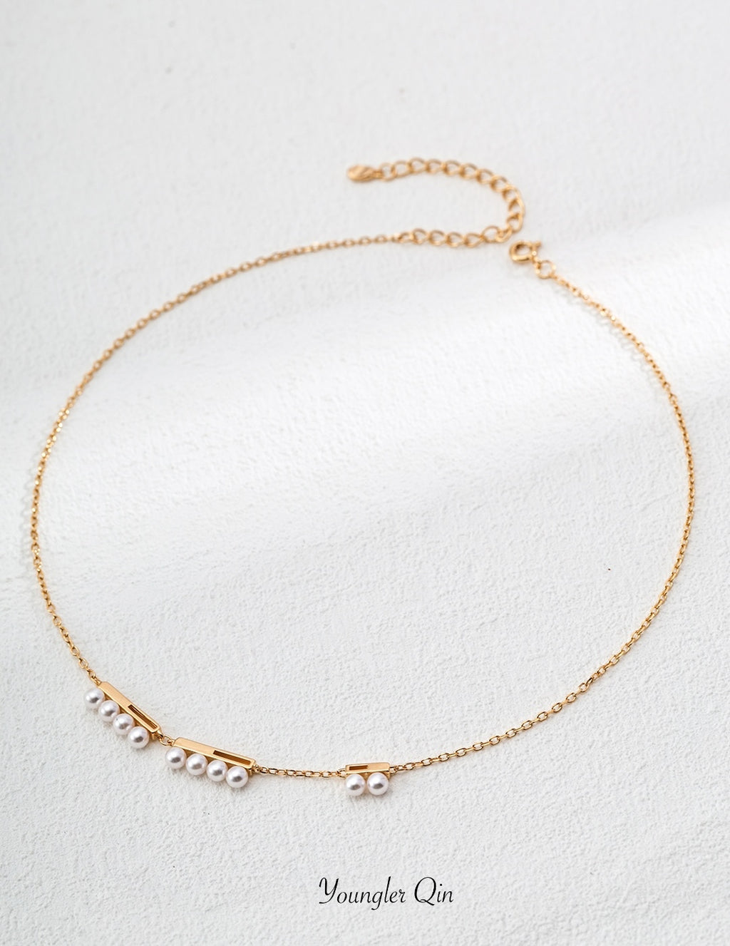 Minimalist Pearl Accent Necklace