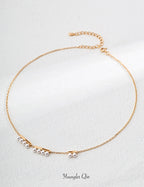Minimalist Pearl Accent Necklace