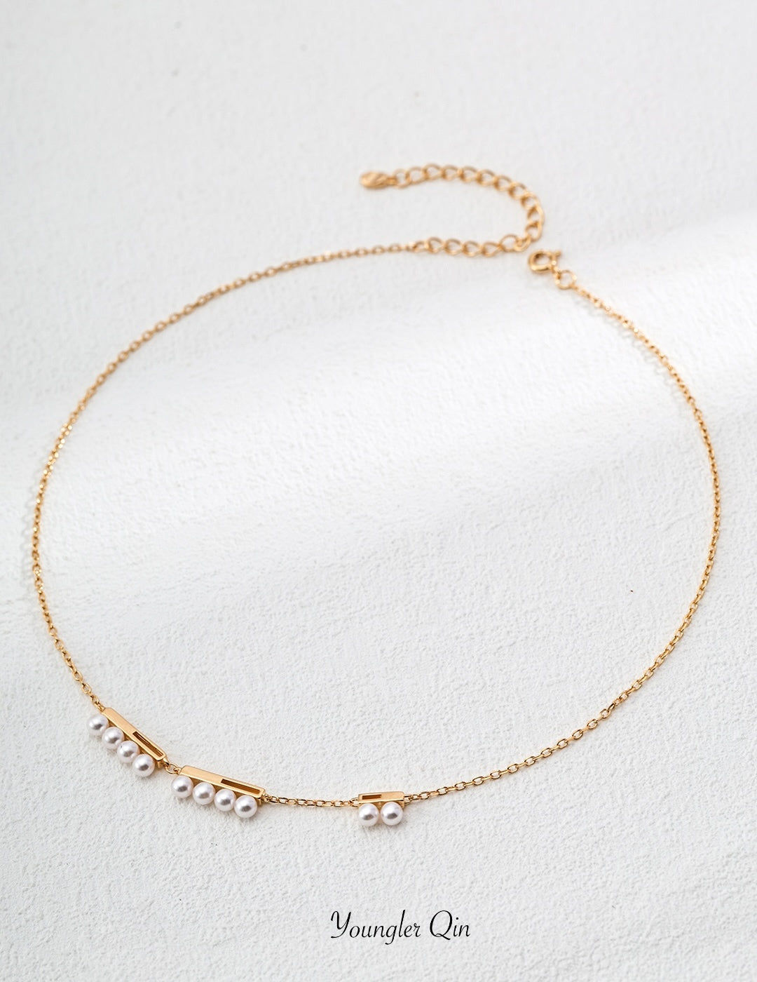Minimalist Pearl Accent Necklace