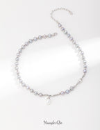 Iridescent Glow Pearl Necklace