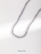 Silver Pearl Bead Strand