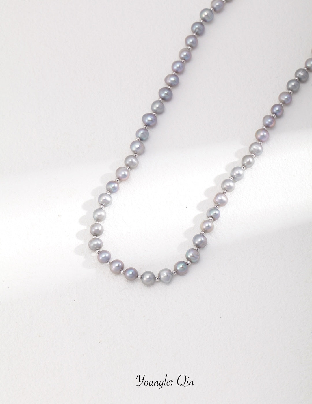 Silver Pearl Bead Strand