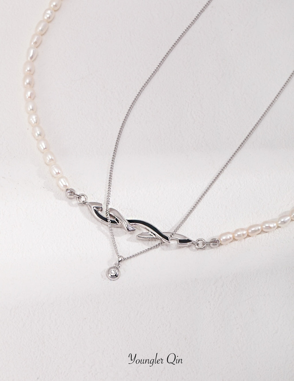Minimalist CZ Pendant Necklace