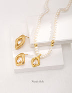 Fluid Harmony Baroque Earrings