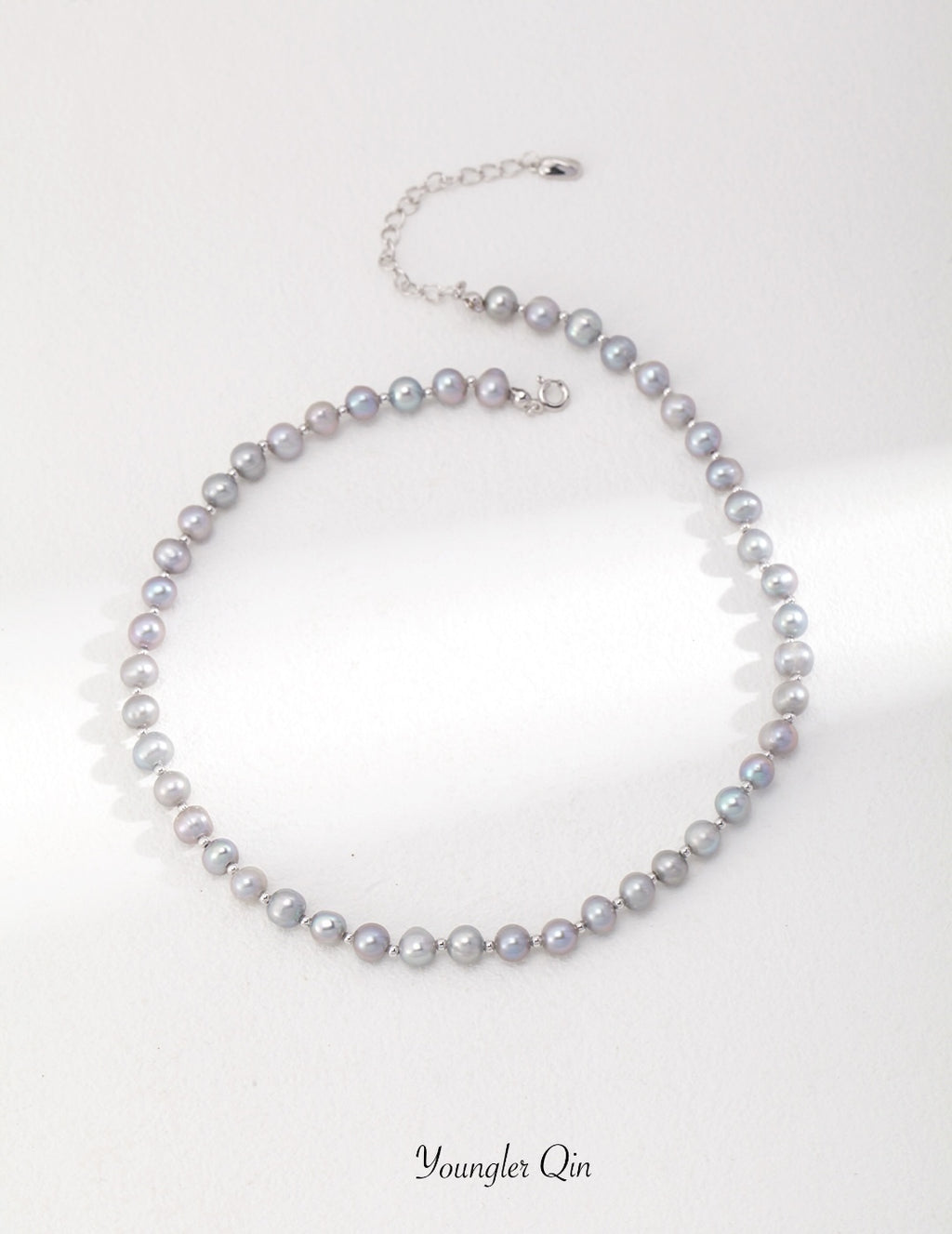 Silver Pearl Bead Strand