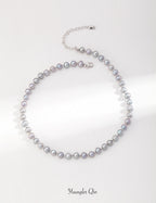 Silver Pearl Bead Strand