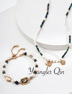 Pearl Abalone Bead Bracelet
