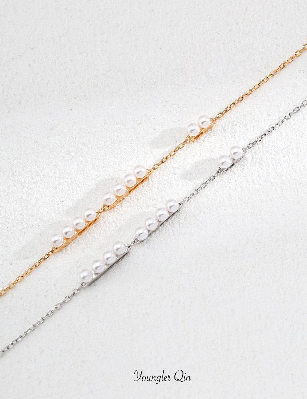 Minimalist Pearl Accent Necklace