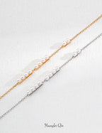 Minimalist Pearl Accent Necklace