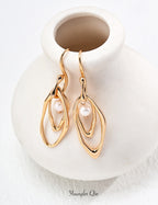 Irregular Sculptural Drop Earrings