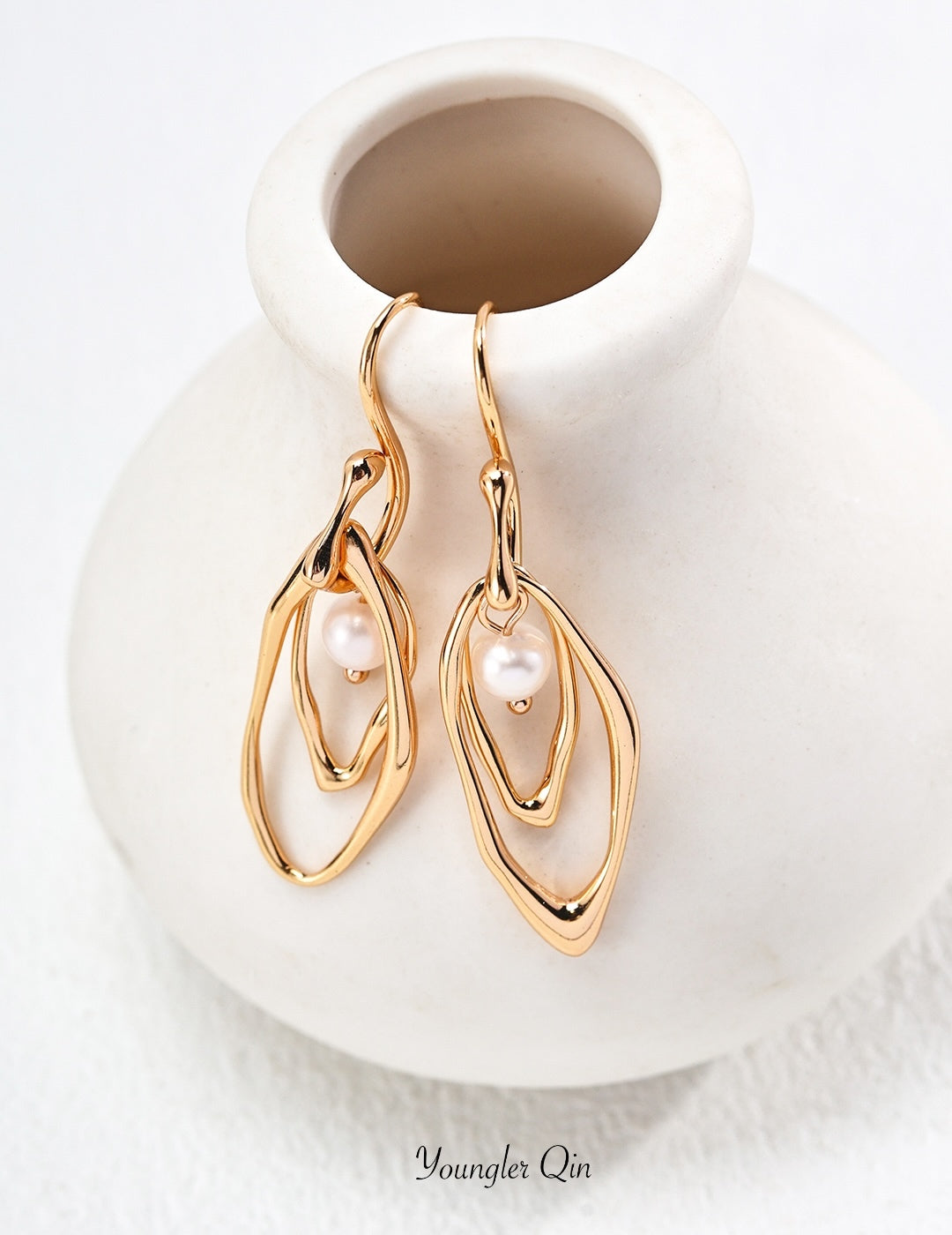 Irregular Sculptural Drop Earrings