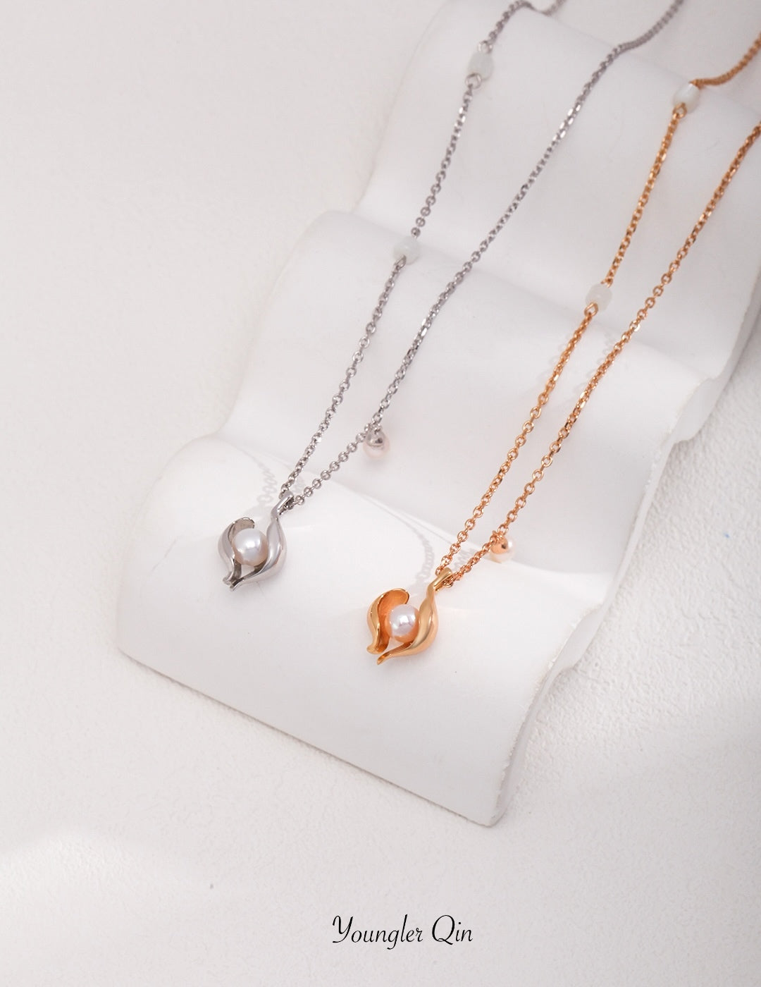 Lily Bloom Pearl Necklace